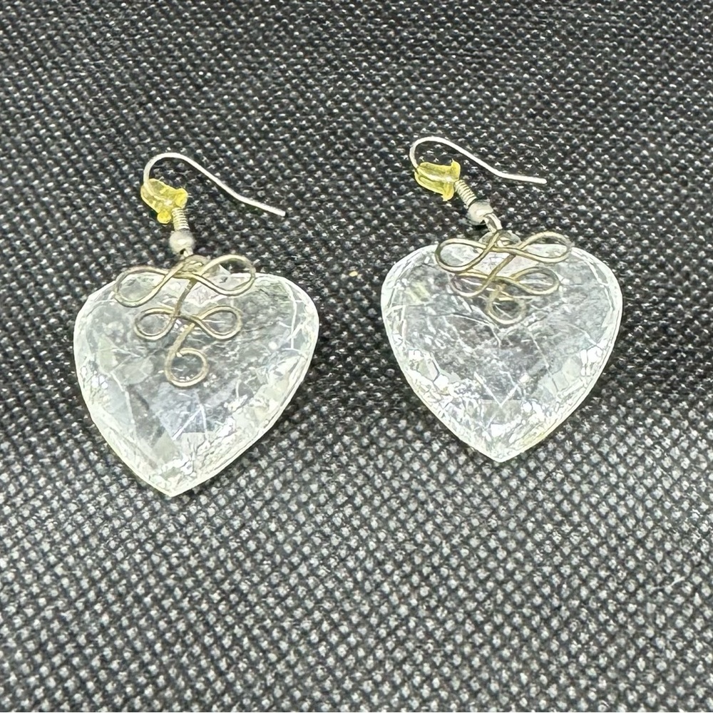 Silver Heart Earrings